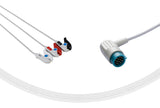 Medtronic Compatible One Piece Reusable ECG Cable - 3 Leads Grabber - Pluscare Medical LLC