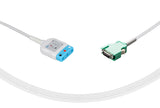 Nihon Kohden Compatible ECG Trunk Cables - 3 Leads/Din Style 3-pin - Pluscare Medical LLC