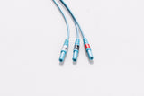 AAMI Radiolucent Disposable ECG Lead Wire AHA - 3 Leads Din Type/Grabber