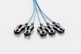 AAMI Radiolucent Disposable ECG Lead Wire AHA - 5 Leads Din Type/Grabber