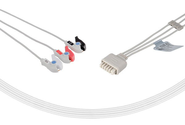 Mindray Compatible ECG Telemetry Leadwires - 3 Leads Grabber