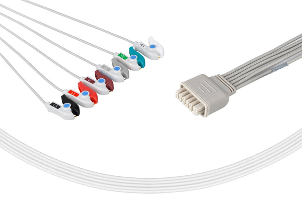 Mindray Compatible ECG Telemetry Leadwires - 6 Leads Grabber