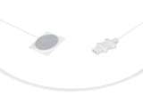 GE Datex Ohmeda Compatible Disposable Temperature Probe - Adult Skin Sensor 3ft Box of 20 - Pluscare Medical LLC