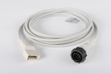 GE-MARQUETTE 8-PIN Compatible IBP Adapter Cable - Utah Connector