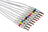 Mortara Compatible EKG Lead Wire IEC- 4mm Banana End - Pluscare Medical LLC