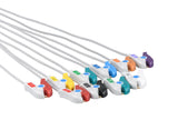 Nihon Kohden Compatible One Piece Reusable ECG Cable - 10 Leads Grabber - Pluscare Medical LLC