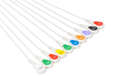 Medtronic Compatible One Piece Reusable ECG Cable - 10 Leads Snap - Pluscare Medical LLC