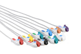 ZOLL Compatible One Piece Reusable ECG Cable - 10 Leads Grabber - Pluscare Medical LLC