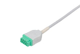 Marquette Compatible One Piece Reusable ECG Cable - 10 Leads Grabber - Pluscare Medical LLC