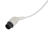 Nihon Kohden Compatible One Piece Reusable ECG Cable - 3 Leads Grabber - Pluscare Medical LLC