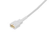 MEK Compatible One Piece Reusable ECG Cable - 3 Leads Snap - Pluscare Medical LLC