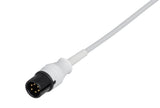MEK Compatible One Piece Reusable ECG Cable - 3 Leads Grabber - Pluscare Medical LLC