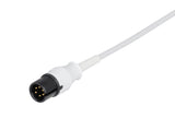 MEK Compatible One Piece Reusable ECG Cable - 3 Leads Snap - Pluscare Medical LLC