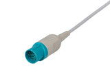 Nihon Kohden Compatible One Piece Reusable ECG Cable - 3 Leads Grabber - Pluscare Medical LLC