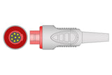 Bionet Compatible One Piece Reusable ECG Cable - 3 Leads Snap - Pluscare Medical LLC