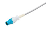 Siemens Compatible One Piece Reusable ECG Cable - 3 Leads Snap - Pluscare Medical LLC