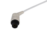 Weclch Allyn Compatible One Piece Reusable ECG Cable - 3 Leads Grabber - Pluscare Medical LLC