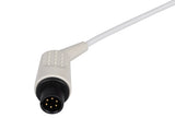 Weclch Allyn Compatible One Piece Reusable ECG Cable - 3 Leads Snap - Pluscare Medical LLC