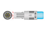 SonoScape Compatible One Piece Reusable ECG Cable - 3 Leads Grabber - Pluscare Medical LLC