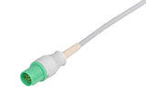 GE-Hellige Compatible One Piece Reusable ECG Cable - 3 Leads Grabber - Pluscare Medical LLC