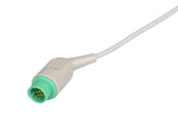 Biolight Compatible One Piece Reusable ECG Cable - 3 Leads Grabber - Pluscare Medical LLC