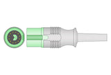 Fukuda Compatible One Piece Reusable ECG Cable - 3 Leads Snap - Pluscare Medical LLC