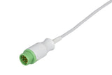 Siemens Compatible One Piece Reusable ECG Cable - 3 Leads Grabber - Pluscare Medical LLC