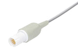 Drager Compatible One Piece Reusable ECG Cable - 3 Leads Snap - Pluscare Medical LLC