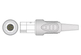 Drager Compatible One Piece Reusable ECG Cable - 3 Leads Snap - Pluscare Medical LLC
