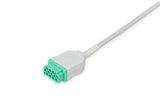 Marquette Compatible One Piece Reusable ECG Cable - 3 Leads Grabber - Pluscare Medical LLC