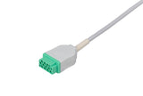 Marquette Compatible One Piece Reusable ECG Cable - 3 Leads Snap - Pluscare Medical LLC