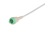 Schiller Compatible  One Piece Reusable ECG Cable - 4 Leads Snap - Pluscare Medical LLC