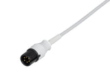 MEK Compatible One Piece Reusable ECG Cable - 5 Leads Snap - Pluscare Medical LLC
