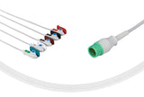 Mindray Compatible One Piece Reusable ECG Cable 5 Leads Grabber