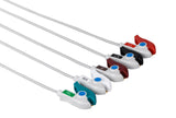 Mindray Compatible One Piece Reusable ECG Cable - 5 Leads Grabber - Pluscare Medical LLC