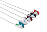 COLIN Compatible One Piece Reusable ECG Cable - 5 Leads Grabber - Pluscare Medical LLC