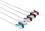Welch Allyn Compatible One Piece Reusable ECG Cable - 5 Leads Grabber - Pluscare Medical LLC
