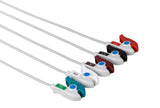 Biolight Compatible One Piece Reusable ECG Cable - 5 Leads Grabber - Pluscare Medical LLC
