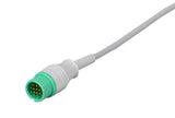 Biolight Compatible One Piece Reusable ECG Cable - 5 Leads Snap - Pluscare Medical LLC