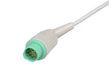 Mennen Compatible One Piece Reusable ECG Cable - 5 Leads Snap - Pluscare Medical LLC