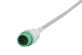 DRE Compatible One Piece Reusable ECG Cable - 5 Leads Grabber - Pluscare Medical LLC