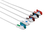 Spacelabs Compatible One Piece Reusable ECG Cable - 5 Leads Grabber - Pluscare Medical LLC