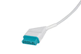 Nihon Kohden Compatible One Piece Reusable ECG Cable - 6 Leads Grabber - Pluscare Medical LLC