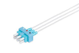 Philips-AA Type Compatible Disposable ECG Lead Wire - 3 Leads Grabber Box of 10 - Pluscare Medical LLC