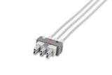 Philips-AA Type Compatible Reusable ECG Lead Wire - 3 Leads Snap - Pluscare Medical LLC