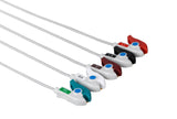 GE Compatible ECG Telemetry cable - 5 Leads Grabber - Pluscare Medical LLC