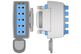 Philips-AA Type Compatible ECG Telemetry cable - 5 Leads Grabber Box of 10 - Pluscare Medical LLC