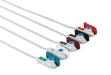 Philips-AA Type Compatible ECG Telemetry cable - 5 Leads Grabber - Pluscare Medical LLC
