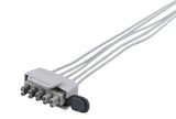 Philips-AA Type Compatible ECG Telemetry cable - 5 Leads Snap - Pluscare Medical LLC