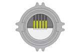 AAMI 6Pin Compatible IBP Adapter Cable - Argon Connector - Pluscare Medical LLC